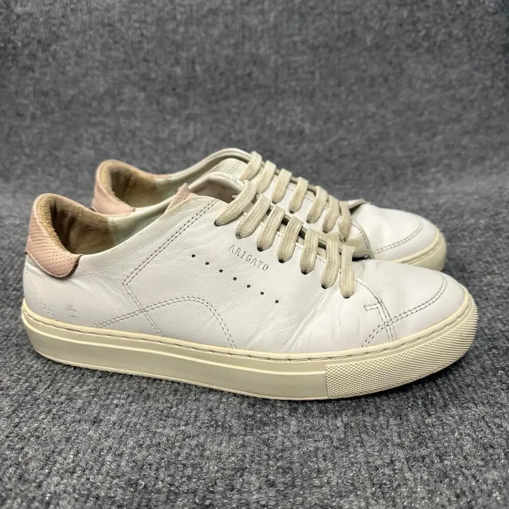 Axel Arigato Women’s Clean 90 Sneakers Minimalist Leather Colorblock Shoes 7.5